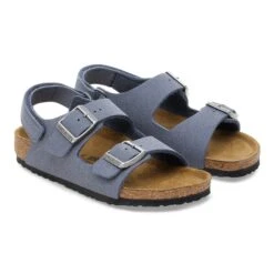 Birkenstock Milano Kids Birkibuc Navy -Birkenstock Shop 1030433 pair
