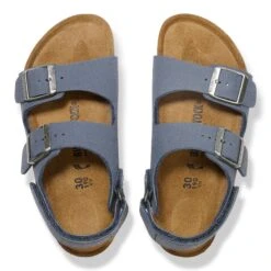 Birkenstock Milano Kids Birkibuc Navy -Birkenstock Shop 1030433 top