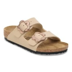 Birkenstock Arizona Flowers Kids Birko-Flor Sandcastle