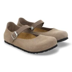 Birkenstock Mantova Suede Leather Taupe -Birkenstock Shop 1030440 pair