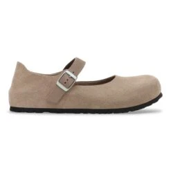 Birkenstock Mantova Suede Leather Taupe -Birkenstock Shop 1030440 side