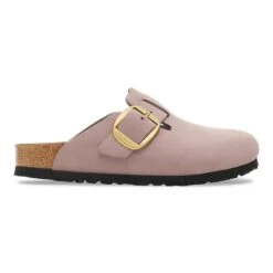 Birkenstock Boston Big Buckle Nubuck Leather Faded Purple -Birkenstock Shop 1030457 side