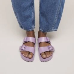 Birkenstock Arizona Stealth Buckle EVA Mauve -Birkenstock Shop 1030472 f closeup f
