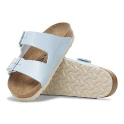 Birkenstock Arizona Birko-Flor Patent Baby Blue -Birkenstock Shop 1030476 sole