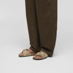 Birkenstock Madrid Big Buckle Oiled Leather Tobacco Brown -Birkenstock Shop 1030502 f look f