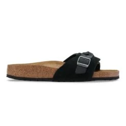 Birkenstock Oita Braided Suede Leather Black -Birkenstock Shop 1030508 side