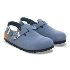 Birkenstock Tokio Nubuck Leather Stone Blue 10 Birkenstock Tokio Nubuck Leather Stone Blue -Birkenstock Shop 1030523 pair