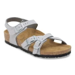 Birkenstock Kumba Kids Synthetics Shiny Glitter Silver
