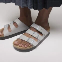 Florida Vegan Flex Platform Birko-Flor Stone Coin 12 Florida Vegan Flex Platform Birko-Flor Stone Coin -Birkenstock Shop 1030567 f closeup f