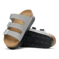 Florida Vegan Flex Platform Birko-Flor Stone Coin 11 Florida Vegan Flex Platform Birko-Flor Stone Coin -Birkenstock Shop 1030567 sole