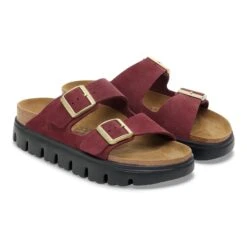 Arizona Chunky Suede Leather Zinfandel 11 Arizona Chunky Suede Leather Zinfandel -Birkenstock Shop 1030581 pair