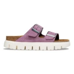 Arizona Chunky Suede Leather Mauve -Birkenstock Shop 1030582 side