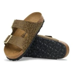 Birkenstock Arizona Synthetics Leo Khaki -Birkenstock Shop 1030594 sole