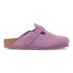 Birkenstock Boston Suede Leather Mauve 9 Birkenstock Boston Suede Leather Mauve -Birkenstock Shop 1030626 side