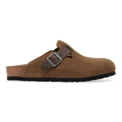 Birkenstock Boston Mixed Leather Dark Tea 7 Birkenstock Boston Mixed Leather Dark Tea -Birkenstock Shop 1030667 side