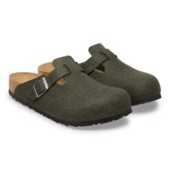 Birkenstock Boston Wool Felt Thyme 8 Birkenstock Boston Wool Felt Thyme -Birkenstock Shop 1030676 pair