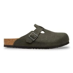 Birkenstock Boston Wool Felt Thyme 7 Birkenstock Boston Wool Felt Thyme -Birkenstock Shop 1030676 side