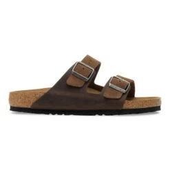 Birkenstock Arizona Mixed Leather Dark Tea -Birkenstock Shop 1030677 side