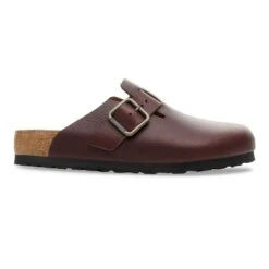 Birkenstock Boston Wire Buckle Leather Vintage Wood Roast -Birkenstock Shop 1030703 side