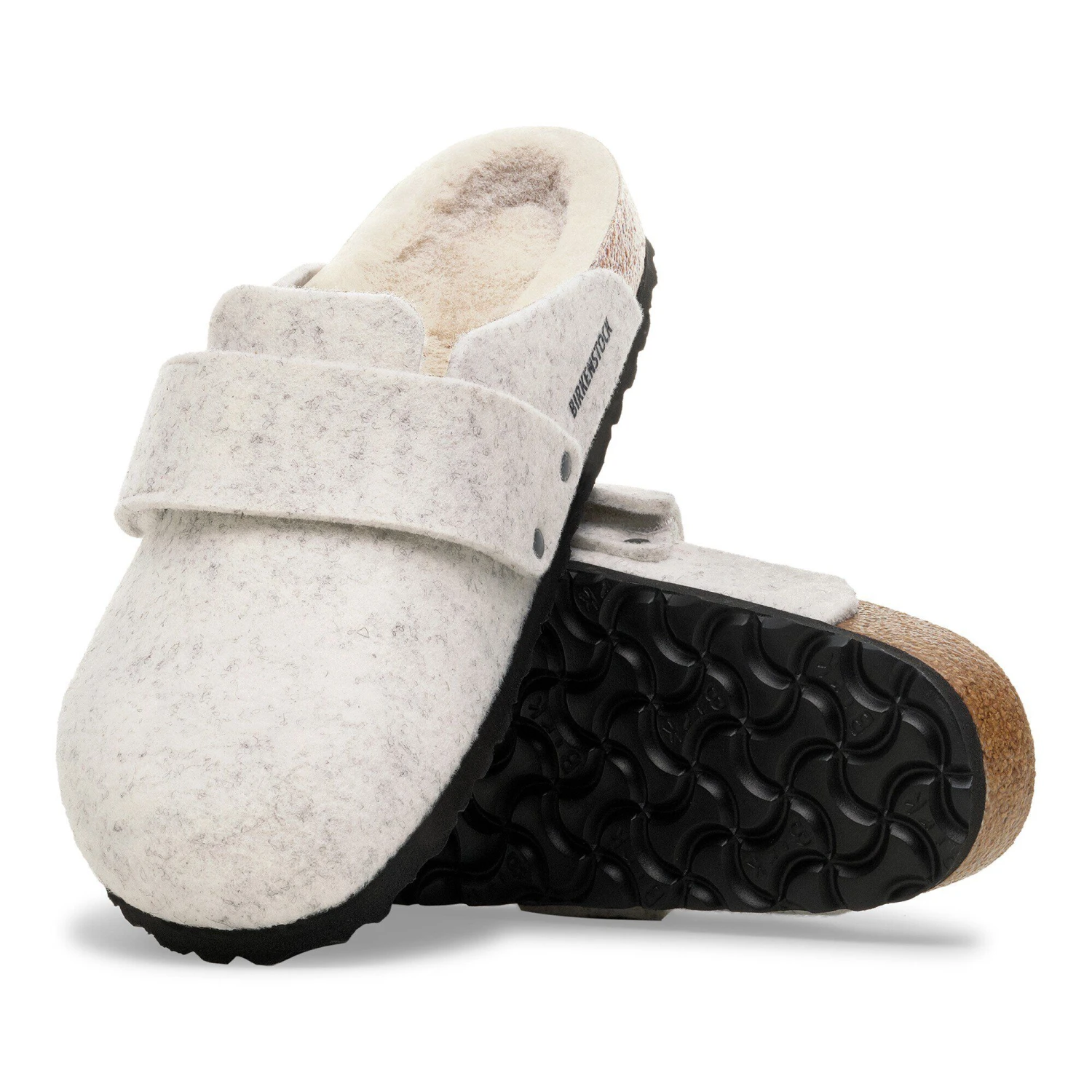 Birkenstock Loma Shearling Wool Felt Oyster 5 Birkenstock Loma Shearling Wool Felt Oyster - Image 5