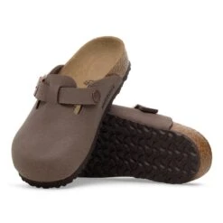 Birkenstock Boston Kids Birkibuc Mocca -Birkenstock Shop 1030809 sole