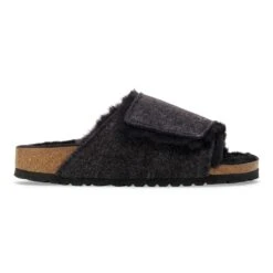 Birkenstock Solana Shearling Wool Felt Anthracite -Birkenstock Shop 1030823 side