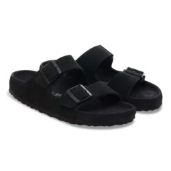 Birkenstock Arizona Suede Leather Black -Birkenstock Shop 1030843 pair