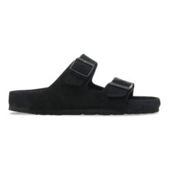 Birkenstock Arizona Suede Leather Black -Birkenstock Shop 1030843 side