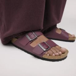 Birkenstock Arizona Birko-Flor Zinfandel 13 Birkenstock Arizona Birko-Flor Zinfandel -Birkenstock Shop 1030845 f closeup f