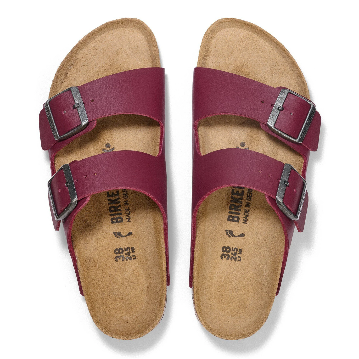 Birkenstock Arizona Birko-Flor Zinfandel 2 Birkenstock Arizona Birko-Flor Zinfandel - Image 2