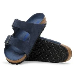 Birkenstock Arizona Soft Footbed Suede Leather New Navy Tonal 9 Birkenstock Arizona Soft Footbed Suede Leather New Navy Tonal -Birkenstock Shop 1030849 sole