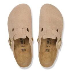 Birkenstock Boston Suede Leather Sandcastle -Birkenstock Shop 1030855 top