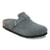 Birkenstock Boston Soft Footbed Suede Leather Basalt Gray Tonal -Birkenstock Shop 1030870
