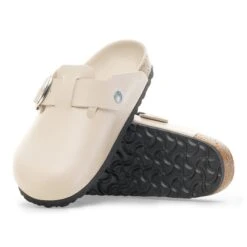 Birkenstock Boston Big Buckle Leather Oyster Dressy Leather -Birkenstock Shop 1030900 sole