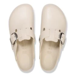 Birkenstock Boston Big Buckle Leather Oyster Dressy Leather -Birkenstock Shop 1030900 top