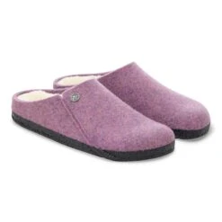 Birkenstock Zermatt Shearling Wool Felt Mauve -Birkenstock Shop 1030918 pair