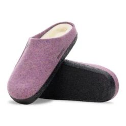 Birkenstock Zermatt Shearling Wool Felt Mauve -Birkenstock Shop 1030918 sole