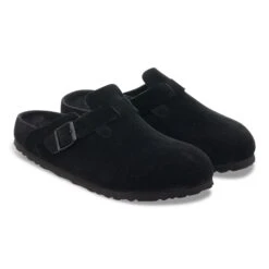 Birkenstock Boston Suede Leather Black 10 Birkenstock Boston Suede Leather Black -Birkenstock Shop 1030919 pair