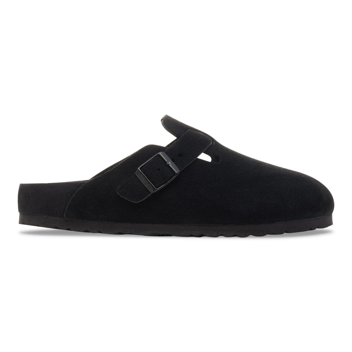 Birkenstock Boston Suede Leather Black 3 Birkenstock Boston Suede Leather Black - Image 3