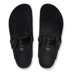 Birkenstock Boston Suede Leather Black 8 Birkenstock Boston Suede Leather Black -Birkenstock Shop 1030919 top