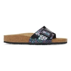 Birkenstock Catalina Luxe Buckle Synthetics Shiny Snake Black -Birkenstock Shop 1030930 side