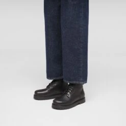 Birkenstock Highwood Lace Mid Men Waterproof Leather Black -Birkenstock Shop 1030942 f look f