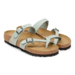 Birkenstock Mayari Nubuck Leather Pure Sage -Birkenstock Shop 1031170 pair