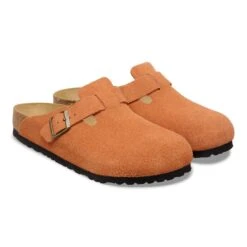 Birkenstock Boston Suede Leather Dark Rust -Birkenstock Shop 1031172 pair