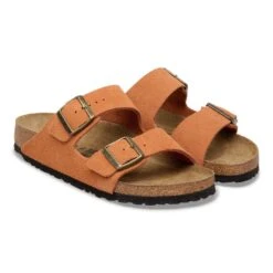 Birkenstock Arizona Suede Leather Dark Rust -Birkenstock Shop 1031174 pair