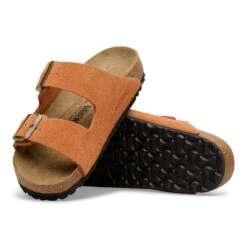 Birkenstock Arizona Suede Leather Dark Rust -Birkenstock Shop 1031174 sole