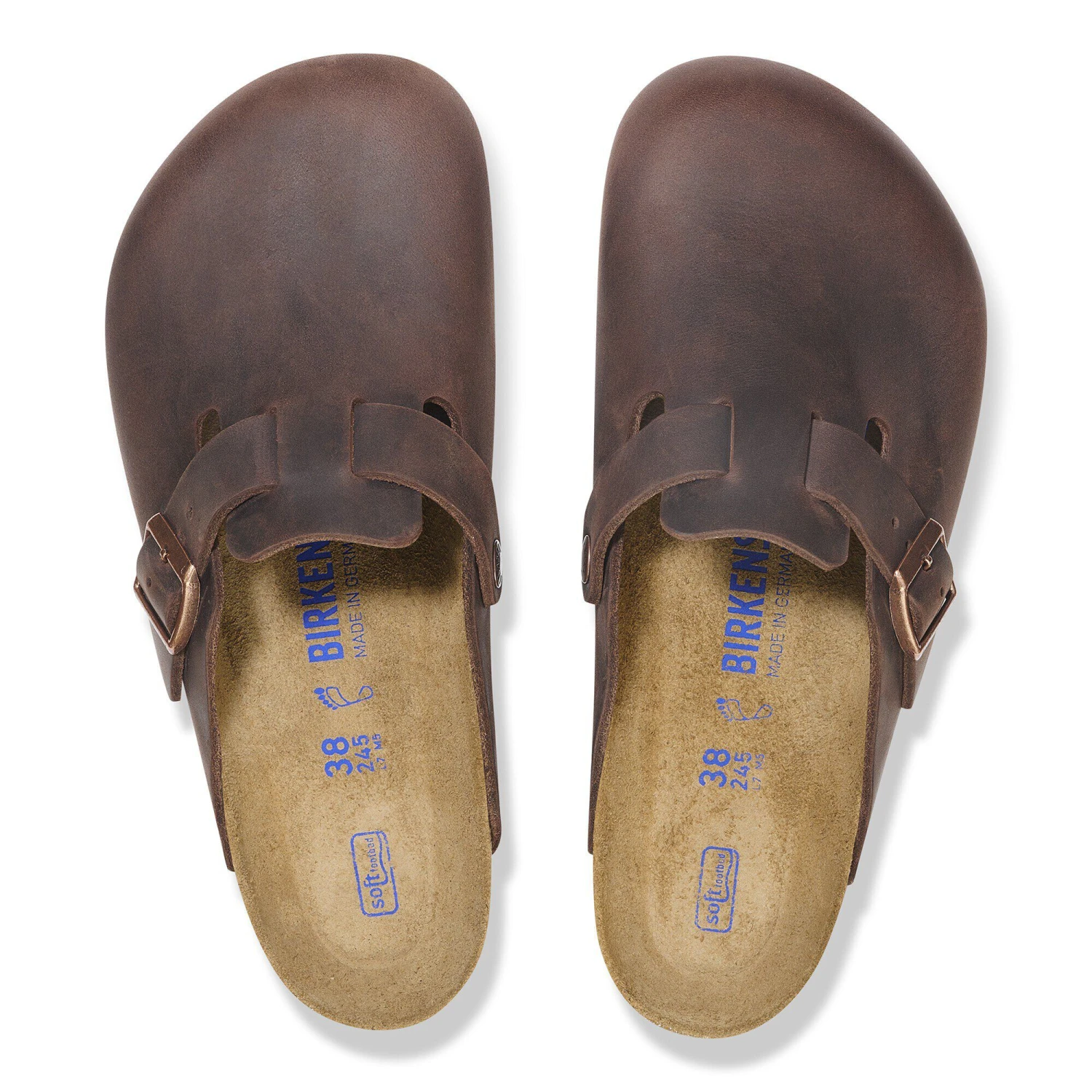 Birkenstock Boston Soft Footbed Oiled Leather Habana 2 Birkenstock Boston Soft Footbed Oiled Leather Habana - Image 2