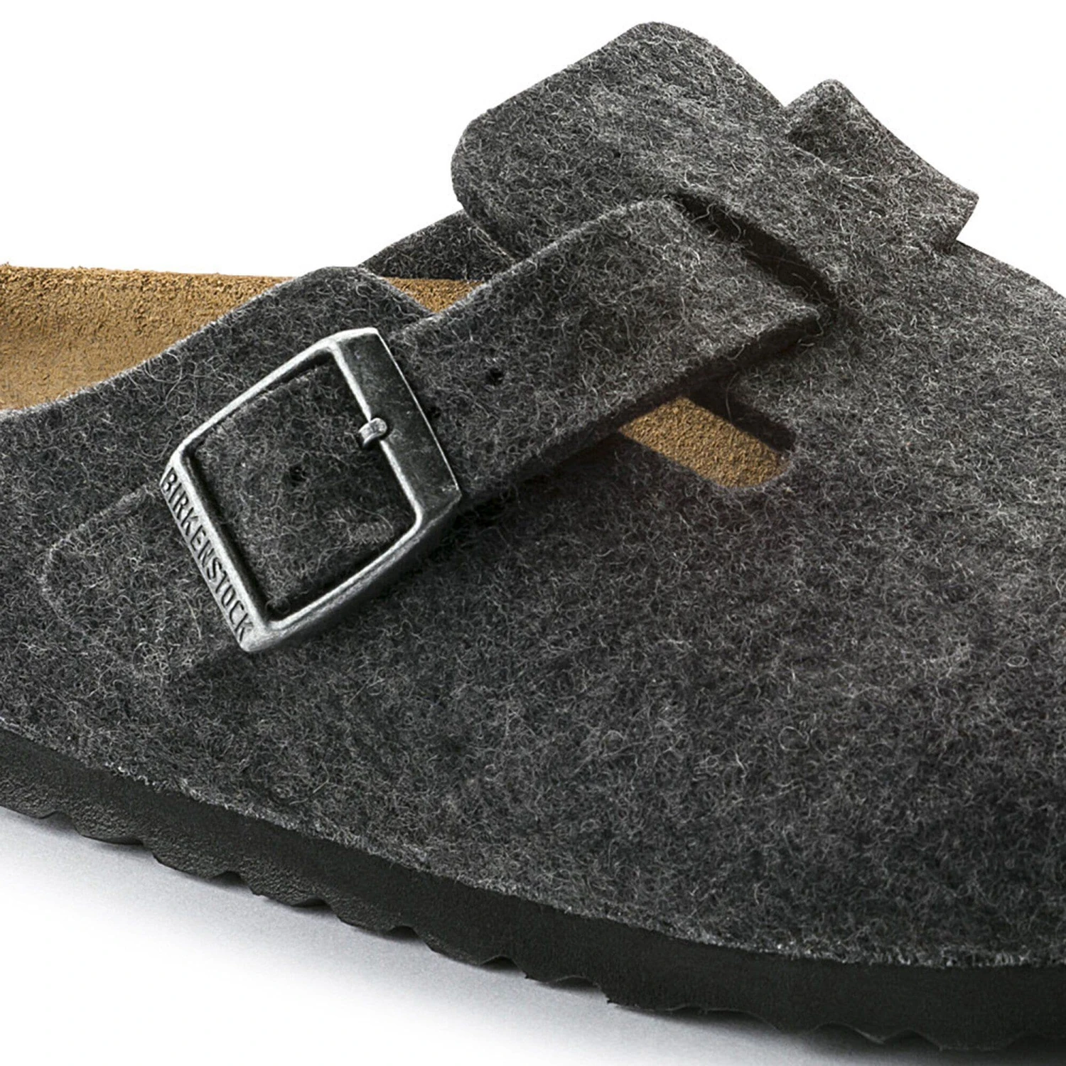 Birkenstock Boston Wool Felt Anthracite 4 Birkenstock Boston Wool Felt Anthracite - Image 4