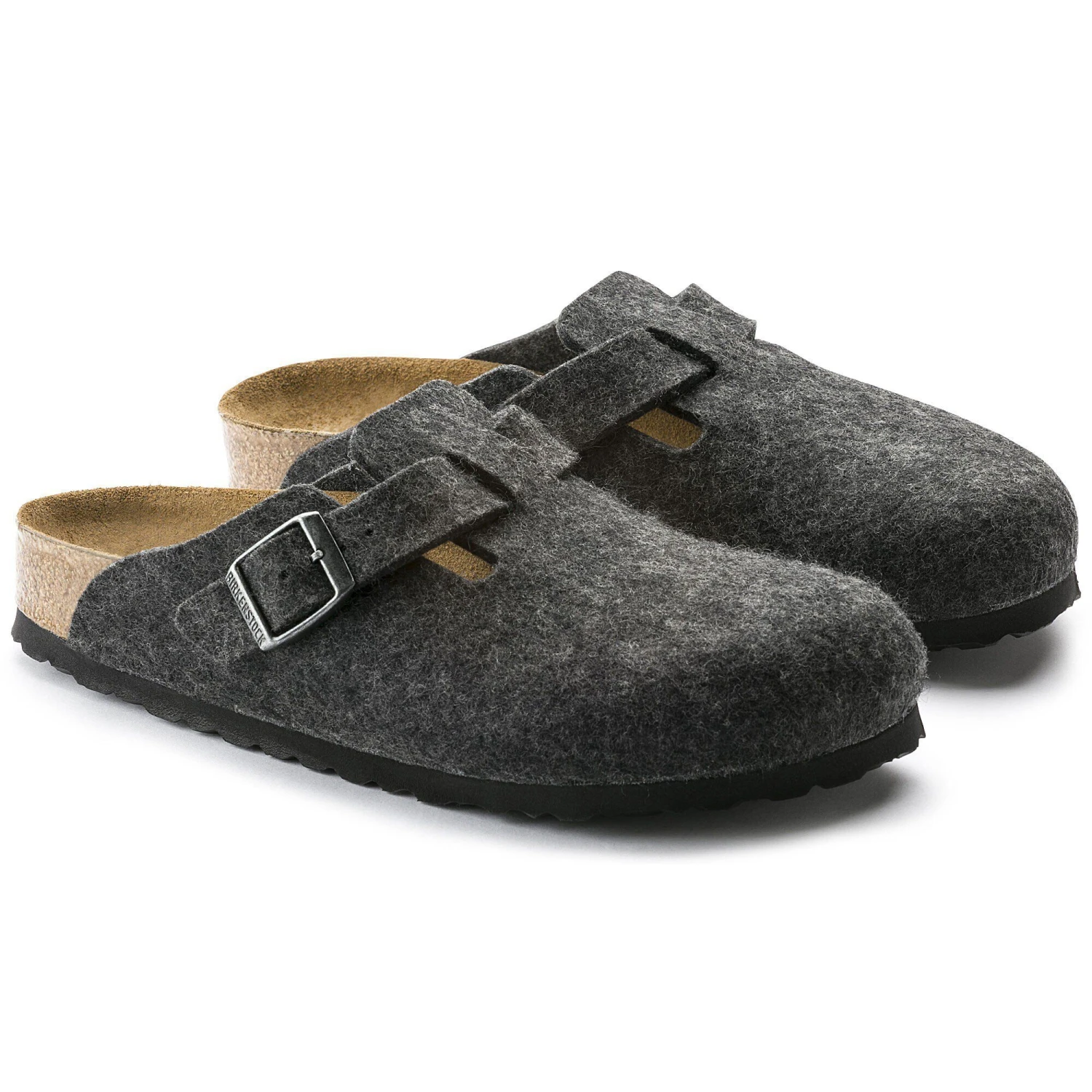 Birkenstock Boston Wool Felt Anthracite 6 Birkenstock Boston Wool Felt Anthracite - Image 6