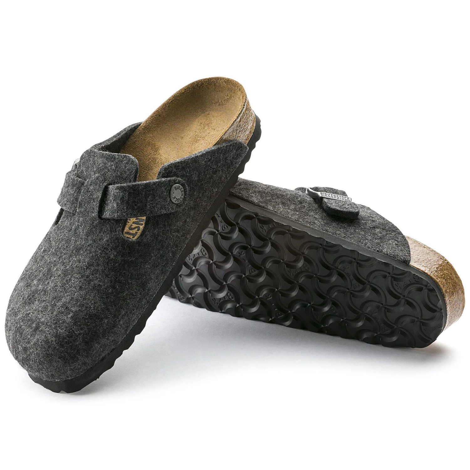 Birkenstock Boston Wool Felt Anthracite 9 Birkenstock Boston Wool Felt Anthracite - Image 9